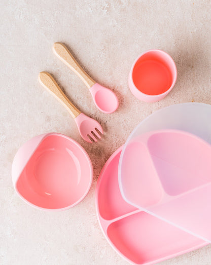 Personalized Silicone Feeding Set (Bibs set 6 pieces)